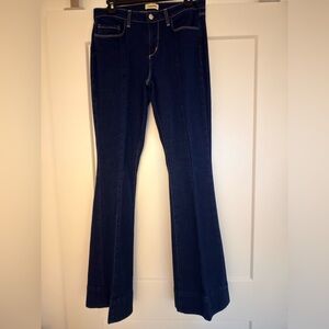 L'AGENCE Dark Blue Flare Jeans